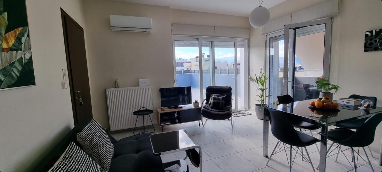 Bright & Modern Apt With View Iraklio Exteriér fotografie